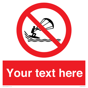 Custom No kite surfing